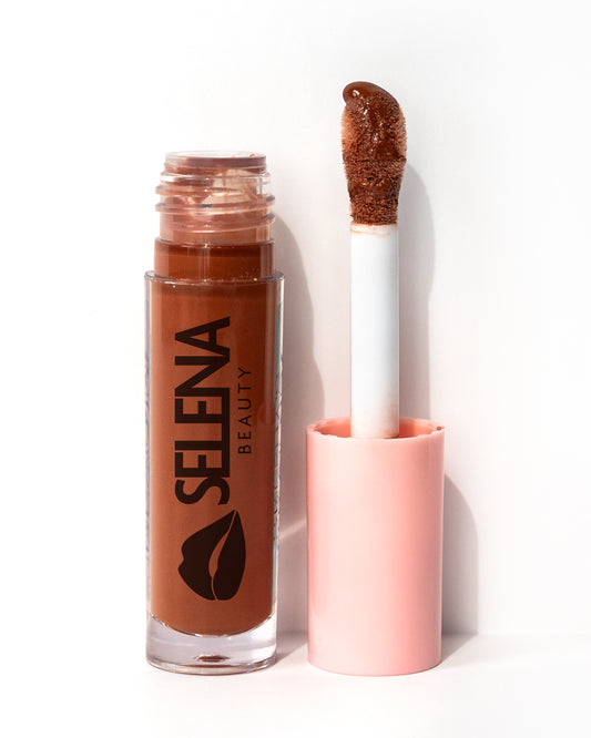 Sweet Caramel Kiss Lip Gloss Glass Tube
