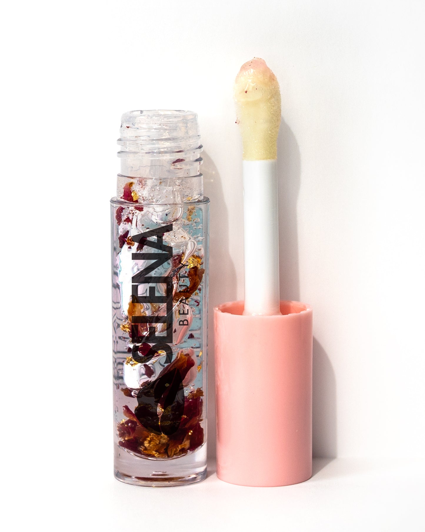 Rose Gold Luxe Lip Gloss Glass Tube